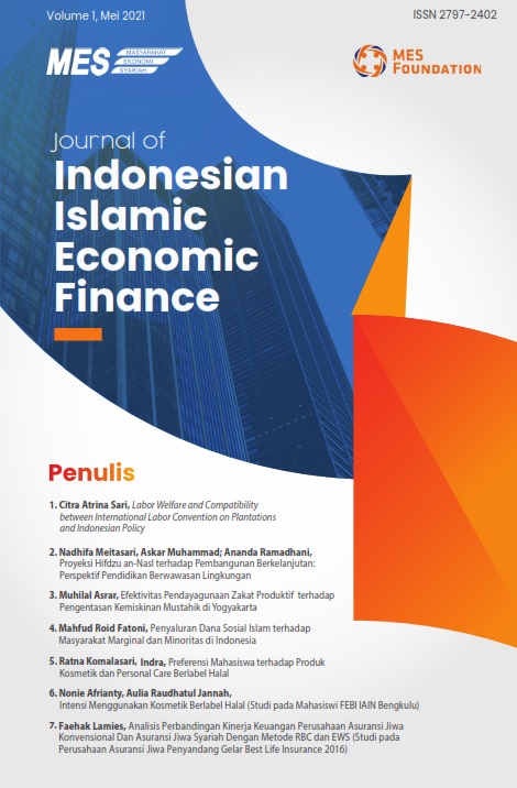 Journal of Indonesian Islamic Economic Finance