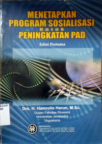 Menetapkan Program Sosialisasi untuk Peningkatan PAD