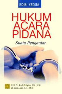 (Buku Digital - SMART LIBRARY) Hukum Acara Pidana: Suatu Pengantar