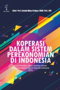 (Buku Digital - SMART LIBRARY) Koperasi dalam Sistem Perekonomian Indonesia