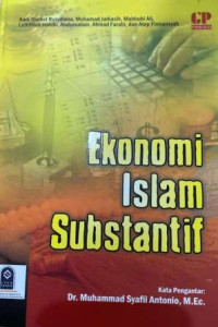 Ekonomi Islam Substantif