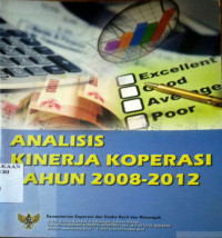 analisis kinerja koperasi tahun 2008-2012