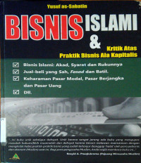 Bisnis Islam & Kritik atas praktik binis ala kapitalis