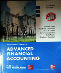 Advanced Financial Accounting Volume 1