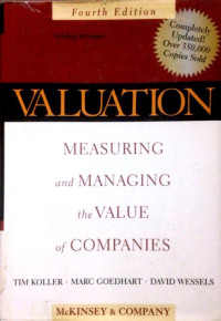 Evaluation Measuring and Managing the Value of Companies